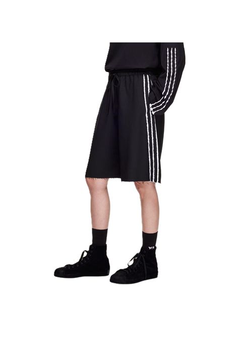 SHORT Y-3 SPORT UNIFORM CON 3 STRISCE A TAGLIO VIVO Adidas Y3 | KF1113BLACK